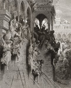 Massakren i Antiokia, illustrasjon fra 