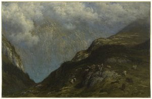 Fjelllandskap av Gustave Dore