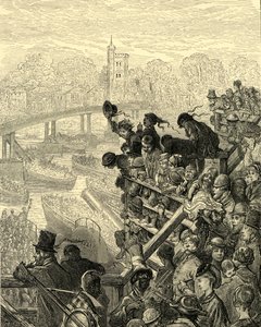 Oxford og Cambridge båt av Gustave Dore