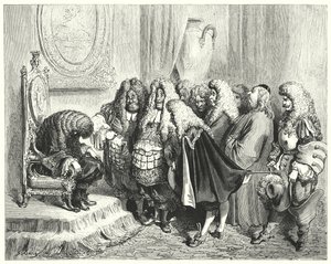 Esel hud; Eselskinn (gravering) av Gustave Dore