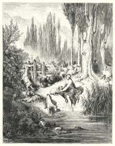 Petau-de "og; eselskinn av Gustave Dore