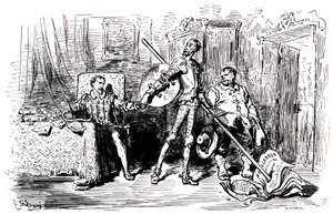 Prolog til Don Quixotes eventyr av Gustave Dore