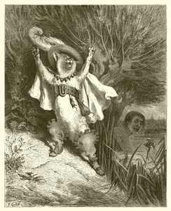 Puss in Boots, ca. 1868 av Gustave Dore