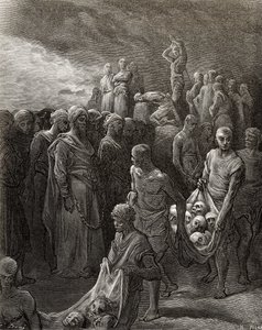 Richard I (1157-99) Løvehjerte massakrer fanger i represalier, illustrasjon fra 