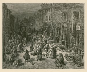 Seven Dials, London av Gustave Dore