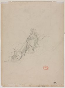 Skisse av jaktscene, ca. 1868. av Gustave Dore