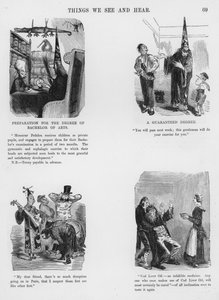 Sketcher Humorous and Grotesque av Gustave Dore (gravering) av Gustave Dore