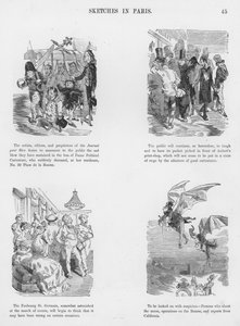 Sketcher Humorous and Grotesque av Gustave Dore (gravering) av Gustave Dore