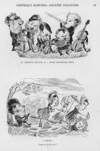Sketcher Humorous and Grotesque av Gustave Dore (gravering) av Gustave Dore