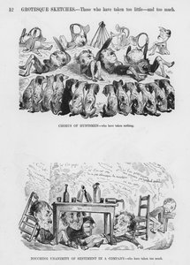 Sketcher Humorous and Grotesque av Gustave Dore (gravering) av Gustave Dore