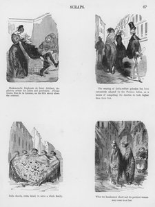 Sketcher Humorous and Grotesque av Gustave Dore (gravering) av Gustave Dore