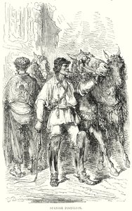 Spansk postiljon (gravering) av Gustave Dore