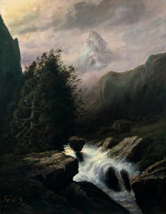 Storm på Cervin-fjellet, 1800-tallet. av Gustave Dore