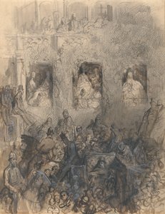 Studer for en blokk på veien av Gustave Dore