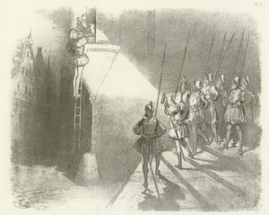 Overrasket av Watchmen - Reign of Henry IV (gravyr) av Gustave Dore