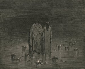 Pass godt på, dine såler tråkker ikke på hodet til dine fattige brødre, ca 1890. av Gustave Dore