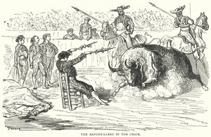 Banderilleroen i stolen (gravering) av Gustave Dore