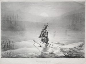 The Breaking Ice, Suvenir of Norway. av Gustave Dore