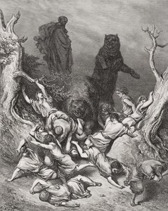 The Children Destroyed by Bears, illustrasjon fra Dores 