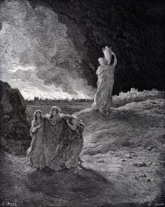 Ødeleggelsen av Sodoma av Gustave Dore