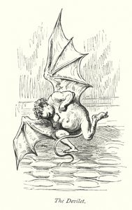 Djevelen (gravering) av Gustave Dore