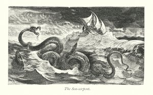 Sjøslangen (gravering) av Gustave Dore