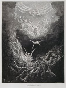 Den siste dommen, illustrasjon fra Dore-bibelen av Gustave Dore