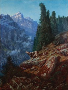 Den tapte ku 1852 (Olje på lerret) av Gustave Dore