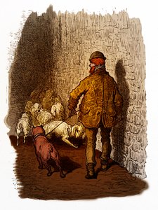 Viktoriansk London Docks-gravering av Gustave Doré av Gustave Dore
