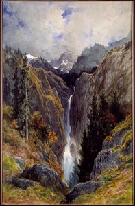 Foss av helveteshullet i Lysedalen. Maleri av Gustave Dore (1832-1883) av Gustave Dore
