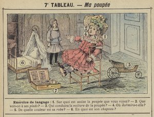 Min dukke (farge litho) av Gustave Fraipont