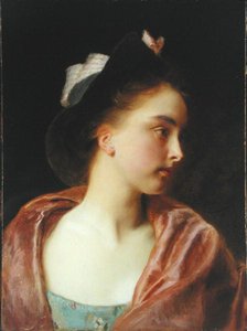 Maud (olje på vugget panel)