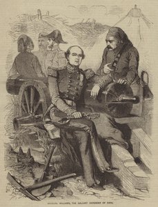 General Williams, den galante forsvareren av Kars av Gustave Janet