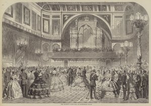 Hennes Majestets statsball i Buckingham Palace av Gustave Janet