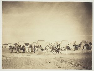 Artillerileiring, Camp de Chalons av Gustave Le Gray