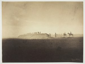 Chalons encampment: Manøvrer 3. oktober Camp de Châlons: manøvrer 3. oktober 1857. av Gustave Le Gray