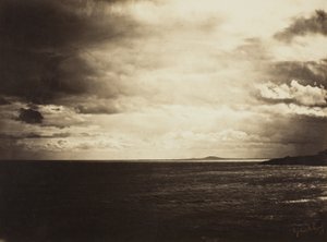 Skyet himmel, Middelhavet, 1857 av Gustave Le Gray