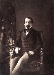 Louis Napoleon Bonaparte (1808-1873) fremtidige keiser Napoleon III, her som den første presidenten i den franske republikken, foto av Gustave Le Gray