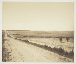Manøvrer, Camp de Châlons av Gustave Le Gray