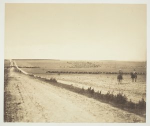 Manøvrer, Camp de Châlons, 1857. av Gustave Le Gray