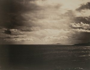 Middelhavet med Agde-fjellet, 1857. av Gustave Le Gray