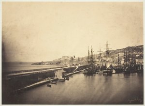 Kaien på Sète av Gustave Le Gray