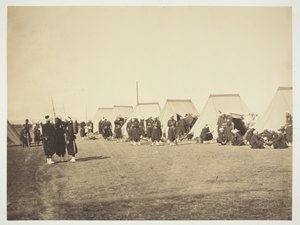 Uten tittel [Zouaves], 1857. av Gustave Le Gray