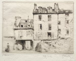 Rue Lacépède: hjertet av Aciereur Cottens. av Gustave Leheutre