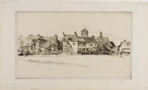 Tårnet i St. Nizier, Troyes av Gustave Leheutre