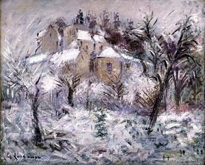 Hus ved Pontoise av Gustave Loiseau