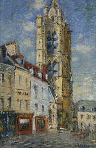 Klokketårnet i St, 1925 av Gustave Loiseau