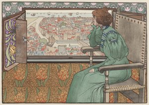 Solveig, ca 1897. av Gustave Max Stevens