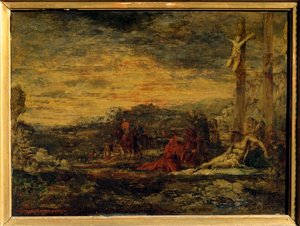 Golgata (maleri på tre) av Gustave Moreau