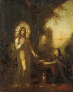 Kristus og Maria Magdalena av Gustave Moreau